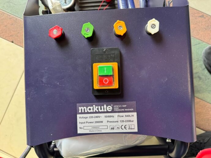 ⁦Makute High Pressure Washer HPW121-180P⁩ - الصورة ⁦5⁩
