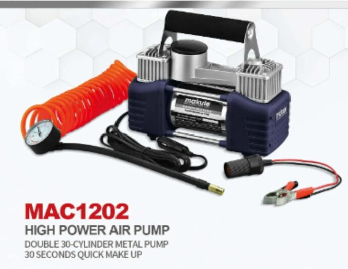 ⁦Makute 2 Cylinder Air Comperssor MAC1202⁩ - الصورة ⁦3⁩